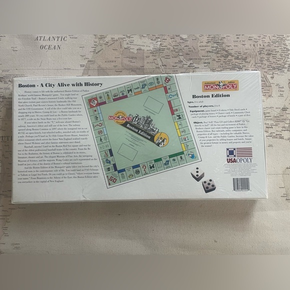 🆕Monopoly Boston Edition Real Estate Trading Board Game NIB - Picture 2 of 6